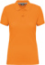 Dámska pracovná polokošeľa z ťažkej bavlny s piké textúrou - Kariban, farba - orange, veľkosť - XS