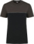 Pracovné tričko - Kariban, farba - black/dark grey, veľkosť - XXL