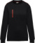 Pracovná mikina "Day-to-Day" - Kariban, farba - black/red, veľkosť - 4XL