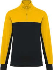 Pracovná mikina so zapínaním na 1/4 zips
