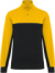 Pracovná mikina so zapínaním na 1/4 zips - Kariban, farba - black/yellow, veľkosť - S