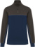 Pracovná mikina so zapínaním na 1/4 zips - Kariban, farba - navy/dark grey, veľkosť - XXL