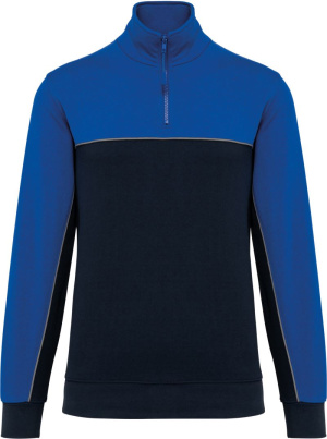 Pracovná mikina so zapínaním na 1/4 zips