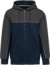 Pracovná mikina s kapucňou - Kariban, farba - navy/dark grey, veľkosť - M