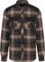 Pracovná károvaná košeľa - Kariban, farba - chocolate/dark beige/black, veľkosť - S