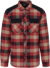 Pracovná károvaná košeľa - Kariban, farba - red/dark beige/black, veľkosť - S