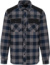 Pracovná károvaná košeľa - Kariban, farba - storm grey/navy/black, veľkosť - 4XL