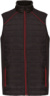 Pracovná hybridná vesta "Day-to-Day" - Kariban, farba - black/red, veľkosť - S