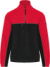 Pracovná flísová bunda - Kariban, farba - black/red, veľkosť - S