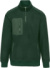 Pracovná flísová mikina s 1/4 zipsom - Kariban, farba - forest green, veľkosť - 4XL