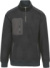 Pracovná flísová mikina s 1/4 zipsom - Kariban, farba - dark grey, veľkosť - XS