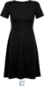 Šaty s krátkym rukávom - NEOBLU, farba - deep black, veľkosť - (36)