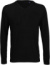 Pánsky sveter s výstrihom do V - NEOBLU, farba - deep black, veľkosť - 3XL