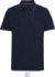 Unisex polokošeľa z ťažkej bavlny s piké štruktúrou - NEOBLU, farba - night blue, veľkosť - S
