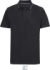 Unisex polokošeľa z ťažkej bavlny s piké štruktúrou - NEOBLU, farba - deep black, veľkosť - 4XL
