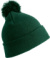 Pletená čiapka s brmbolcom - Result, farba - bottle green, veľkosť - Onesize