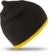 Obojstranná pletená čiapka - Result, farba - black/yellow, veľkosť - Onesize