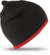 Obojstranná pletená čiapka - Result, farba - black/red, veľkosť - Onesize