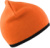 Obojstranná pletená čiapka - Result, farba - bright orange/black, veľkosť - Onesize