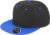 6-panelová šiltovka s rovným šiltom - Result, farba - black/azure, veľkosť - Onesize