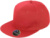 6-panelová šiltovka s rovným šiltom - Result, farba - red, veľkosť - Onesize