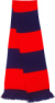 Tímový šál - Result, farba - navy/red, veľkosť - Onesize