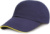 6-panelová nízkoprofilová sendvičová šiltovka - Result, farba - navy/yellow, veľkosť - Onesize