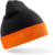 Pletená čiapka "Black Compass" - Result, farba - black/orange, veľkosť - Onesize