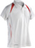 Pánske tímové polo tričko z piqué úpletu - Spiro, farba - white/red, veľkosť - S