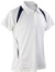 Pánske tímové polo tričko z piqué úpletu - Spiro, farba - white/navy, veľkosť - L