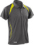Pánske tímové polo tričko z piqué úpletu - Spiro, farba - grey/lime, veľkosť - XL