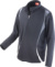 Tréningový top s 1/4 zipsom a dlhými rukávmi - Spiro, farba - black/grey/white, veľkosť - 3XL