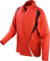 Tréningový top s 1/4 zipsom a dlhými rukávmi - Spiro, farba - red/black/white, veľkosť - XL