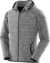 Dámska mikroflísová mikina s kapucňou - Spiro, farba - grey/black, veľkosť - XXL