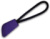 10 ks príveskov na zips - Result, farba - purple, veľkosť - Onesize