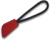 10 ks príveskov na zips - Result, farba - burgundy, veľkosť - Onesize
