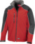 3-vrstvová softshellová bunda "IceFell" s kapucňou - Result, farba - red/black, veľkosť - M