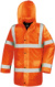 Bezpečnostná parka EN ISO 20471:2013 - Result, farba - fluorescent orange, veľkosť - L
