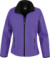 Dámska 2-vrstvová softshellová bunda "Printable" - Result, farba - purple/black, veľkosť - L