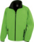 Pánska 2-vrstvová softshellová bunda "Printable" - Result, farba - vivid green/black, veľkosť - S