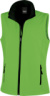 Dámska 2-vrstvová softshellová vesta "Printable" - Result, farba - vivid green/black, veľkosť - XXL