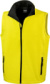 Pánska 2-vrstvová softshellová vesta "Printable" - Result, farba - yellow/black, veľkosť - XXL