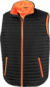Termo prešívaná vesta - Result, farba - black/orange, veľkosť - XS