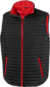 Termo prešívaná vesta - Result, farba - black/red, veľkosť - XS