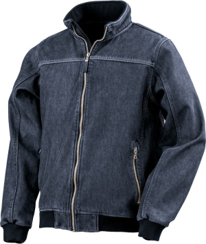 Džínsová 3-vrstvová softshellová bunda typu blouson
