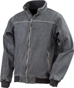 Džínsová 3-vrstvová softshellová bunda typu blouson