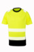 Výstražné tričko - Result, farba - fluorescent yellow/black, veľkosť - L/XL