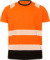 Výstražné tričko - Result, farba - fluorescent orange/black, veľkosť - S/M