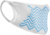 Ochranné rúško „Zigzag“, balenie 5 ks - Result, farba - white/sky, veľkosť - Onesize