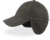 6-panelová šiltovka s ochranou uší - Atlantis, farba - dark grey, veľkosť - Onesize